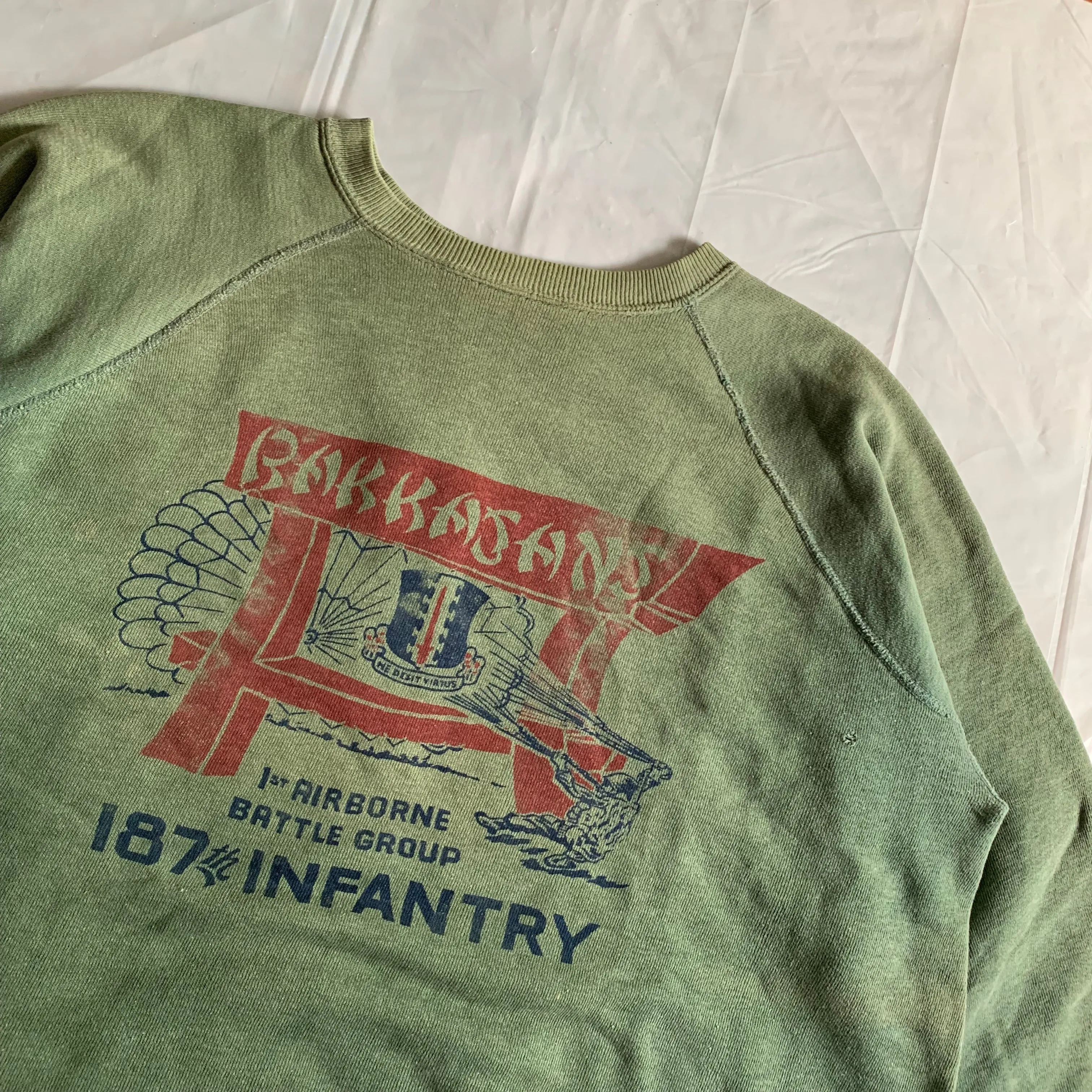 1950s Vintage USAF Rakkasanas Sweater - Size M
