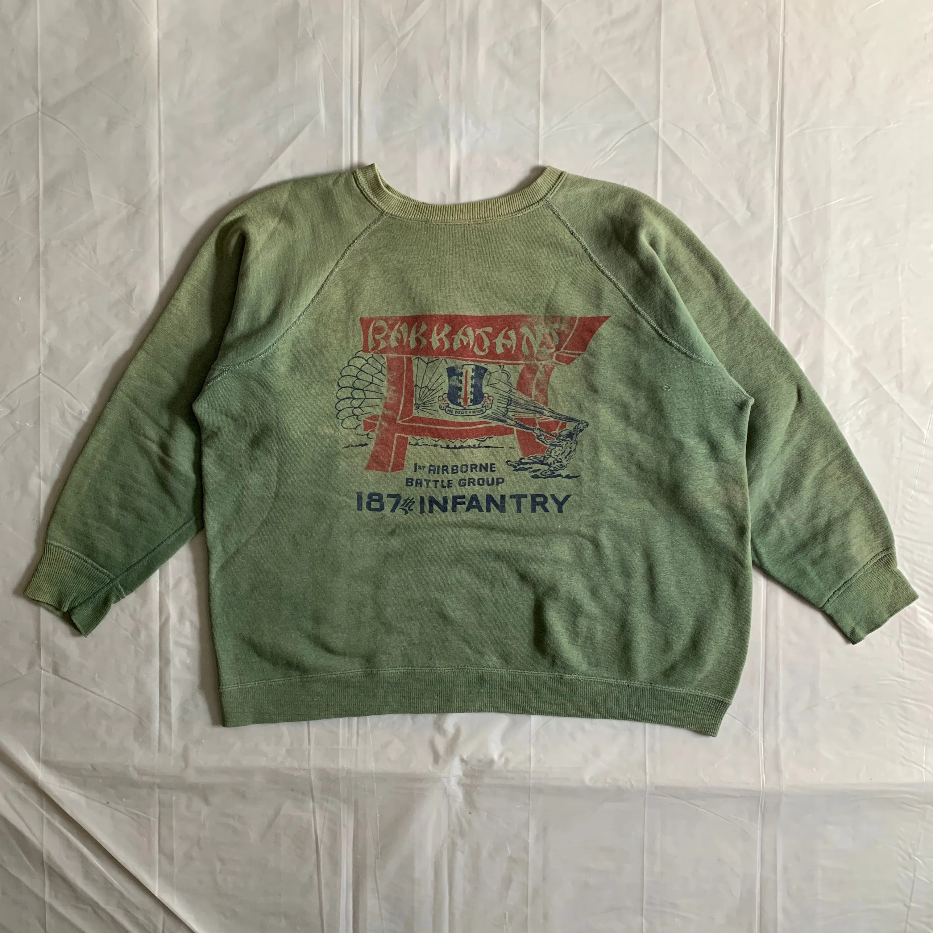 1950s Vintage USAF Rakkasanas Sweater - Size M