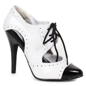 511-GANGSTER 5" Heel Two Tone Closed Toe Oxford.