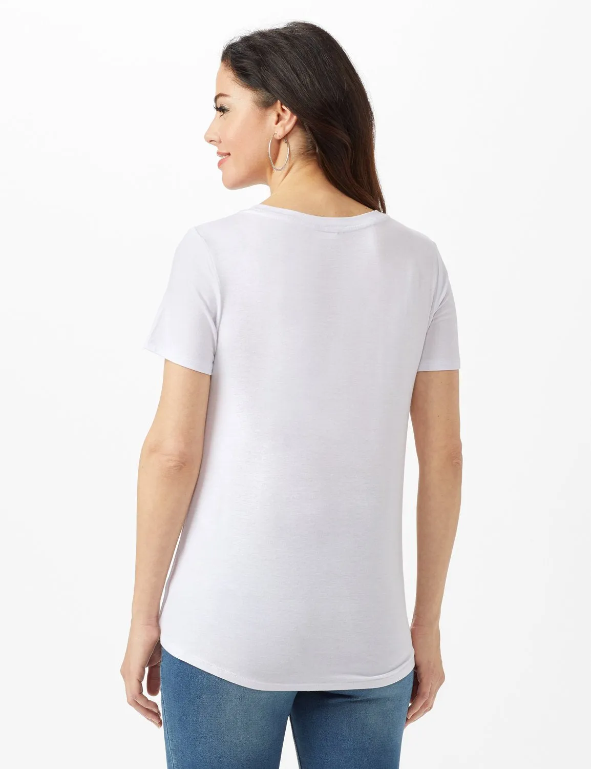 Addicted to Love Tie Front Screen Tee