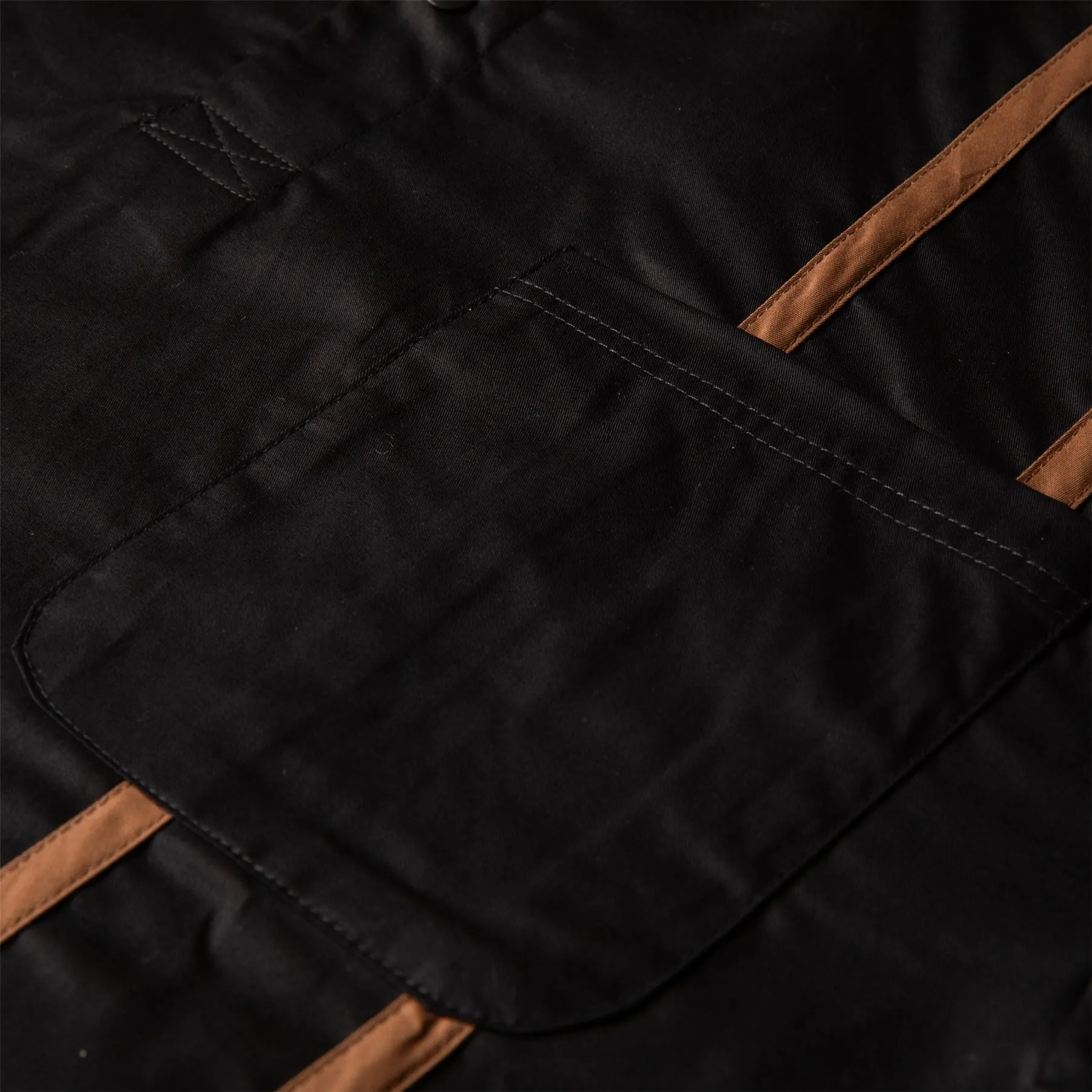 Akers Poplin Popover Shirt Black - SS24