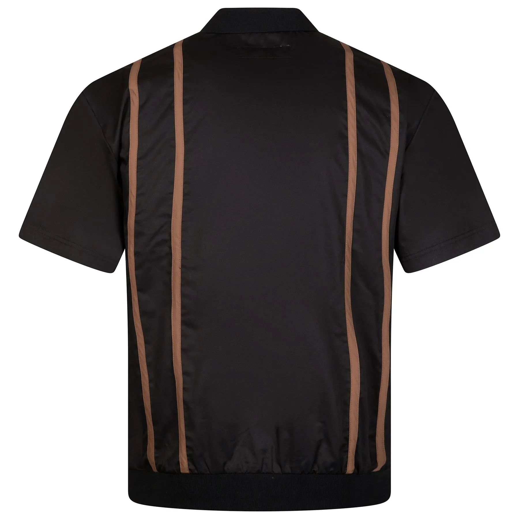 Akers Poplin Popover Shirt Black - SS24