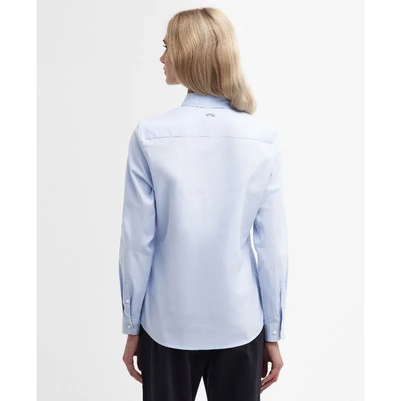 Barbour Derwent Ladies Shirt - Pale Blue/Primrose Hessian