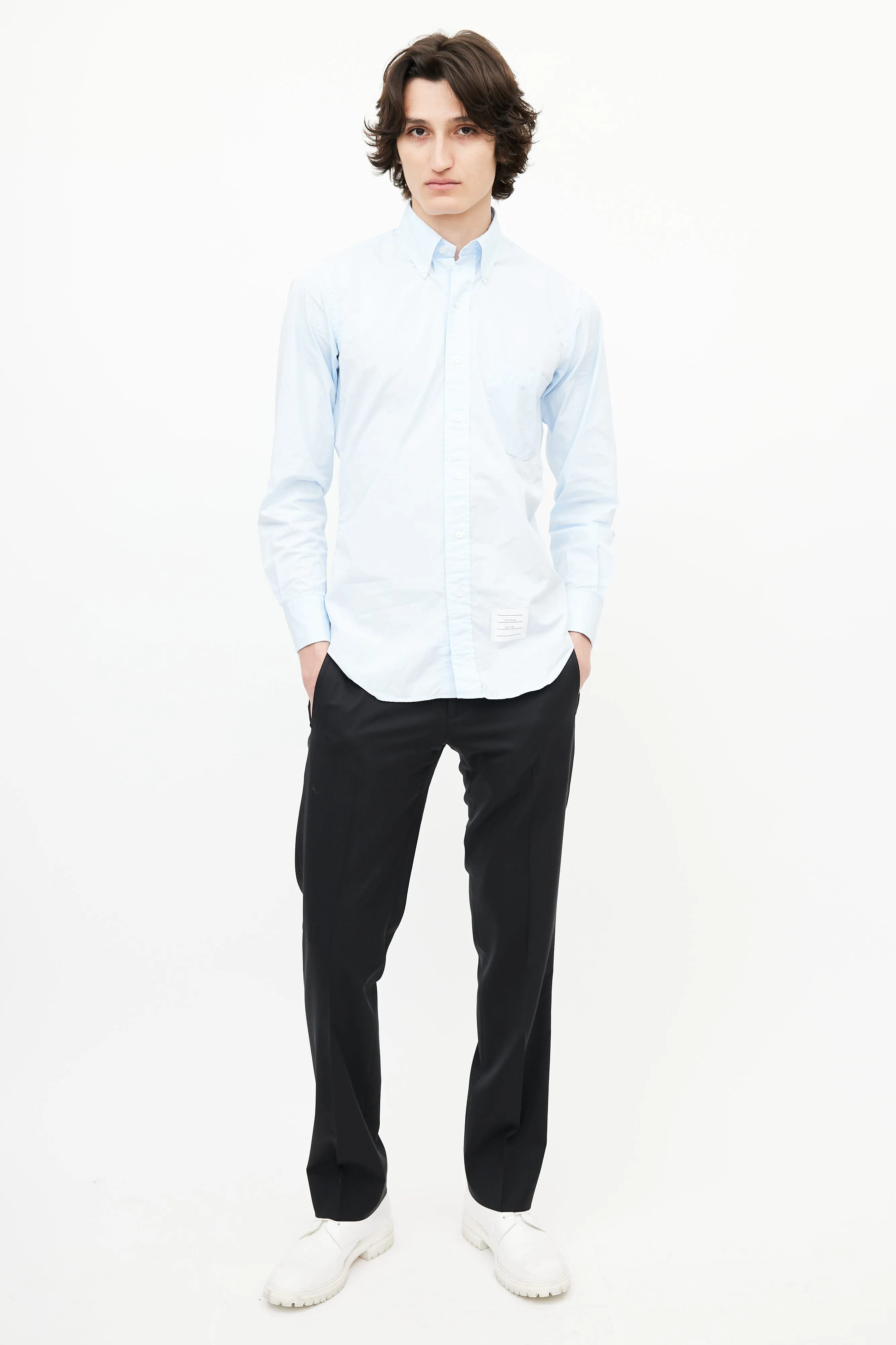Blue Poplin Shirt