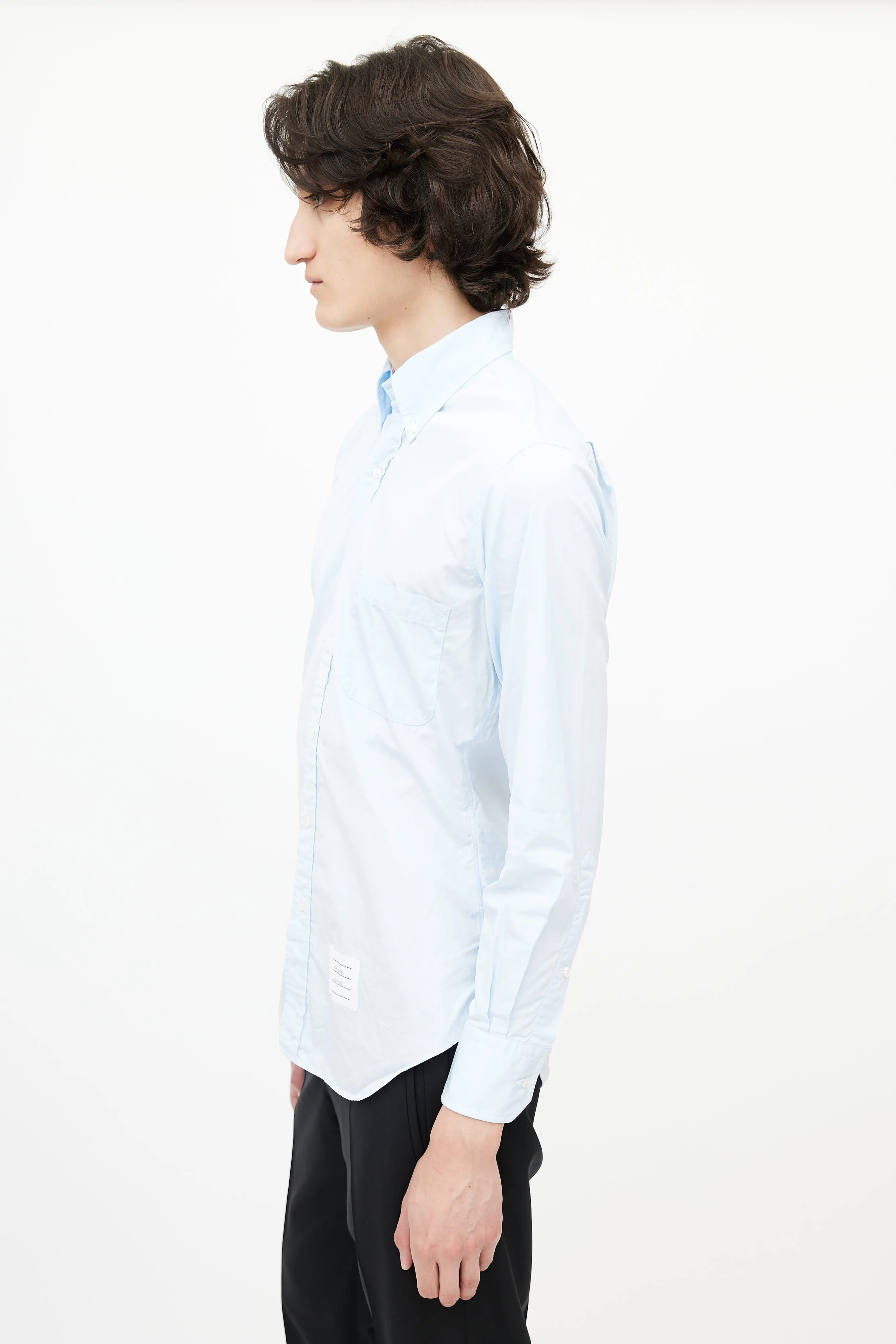 Blue Poplin Shirt