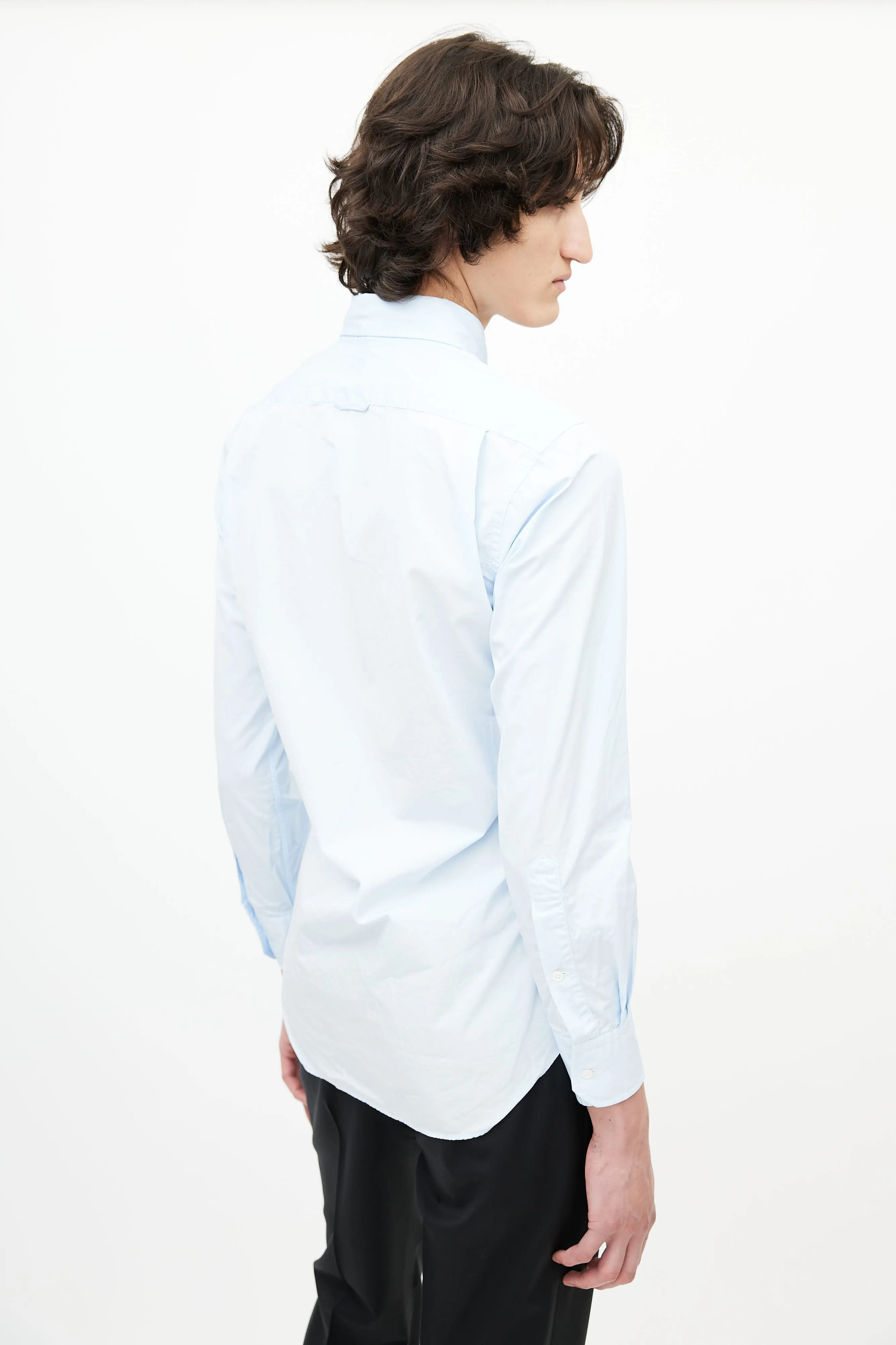 Blue Poplin Shirt