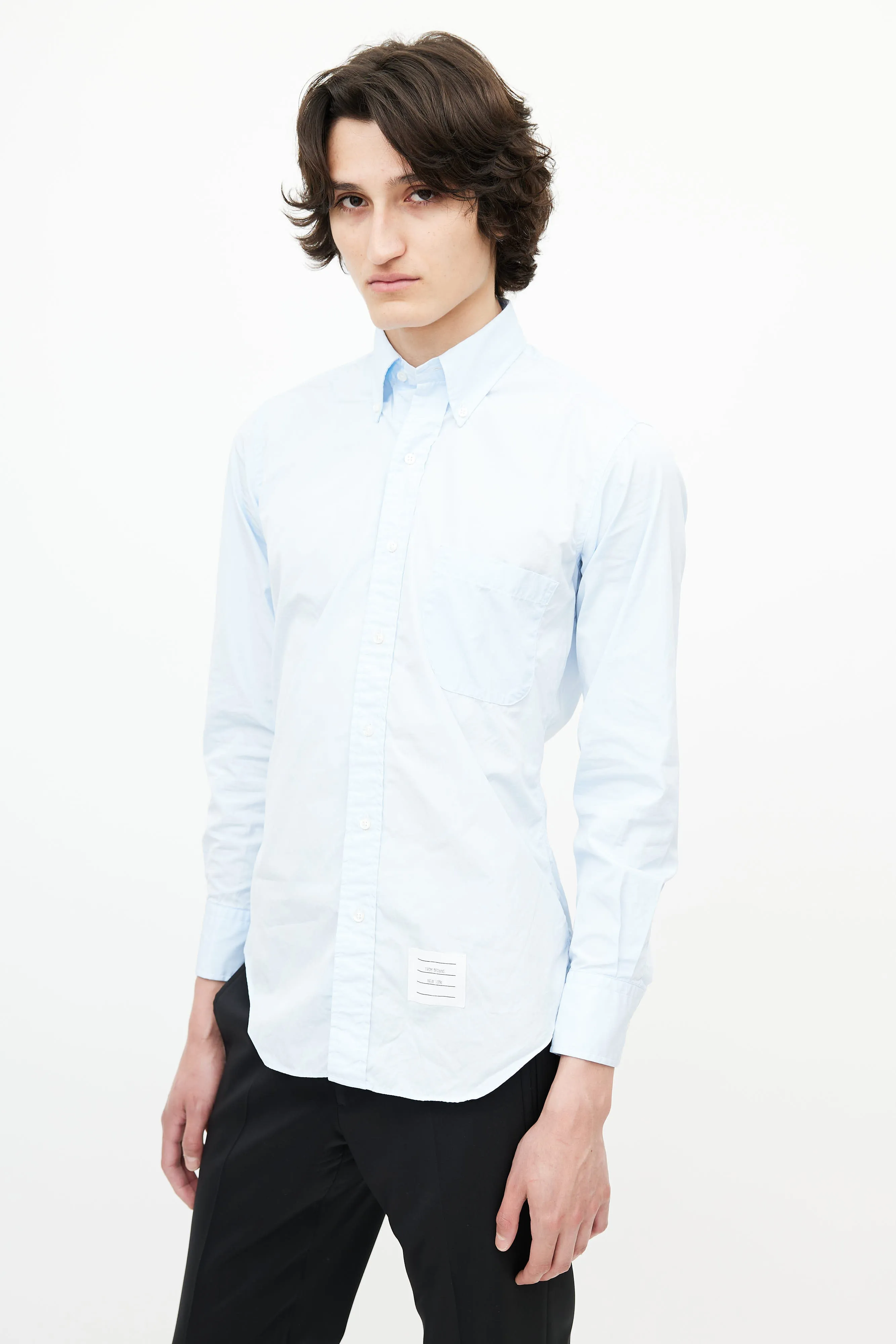 Blue Poplin Shirt