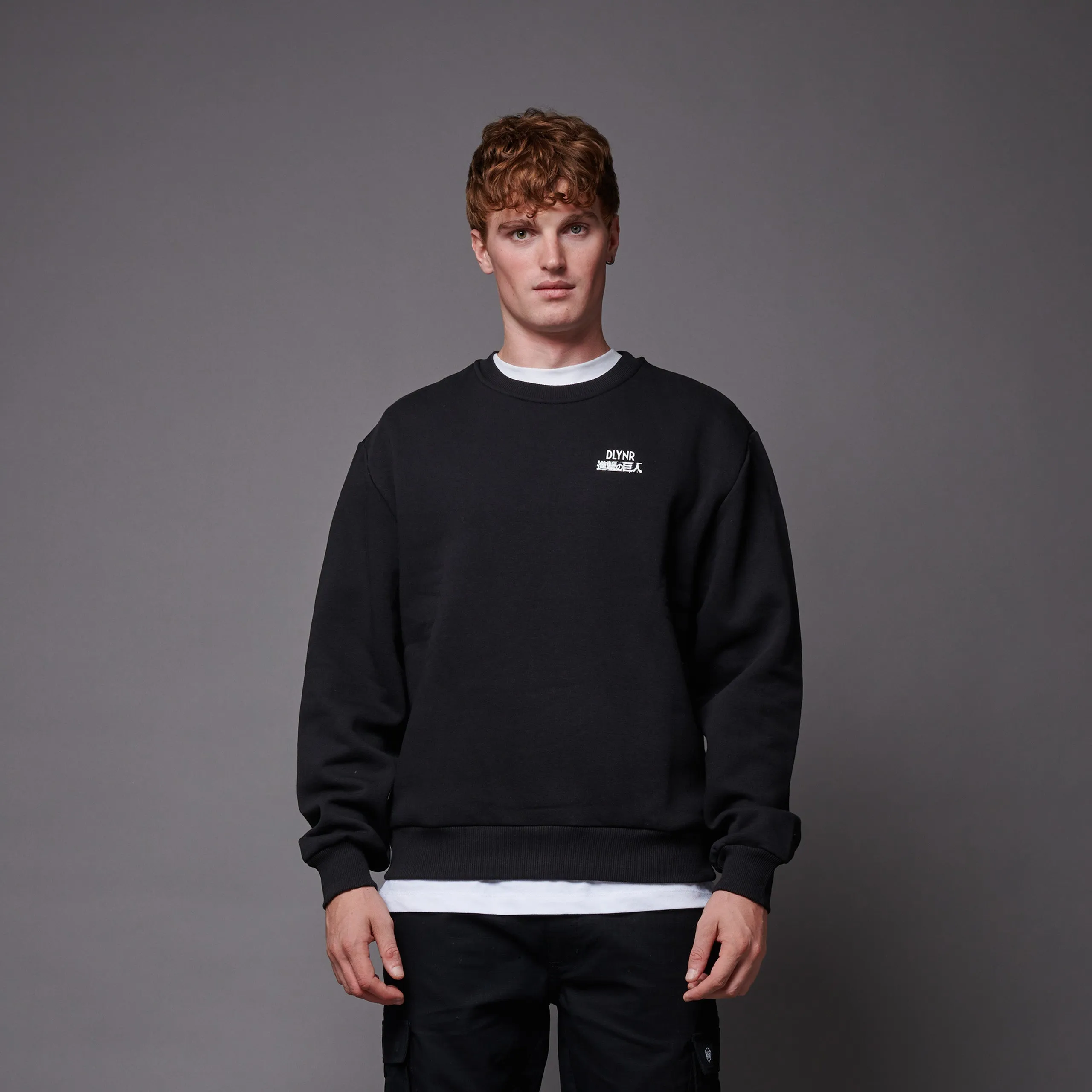 Colossal Titan Crewneck Black