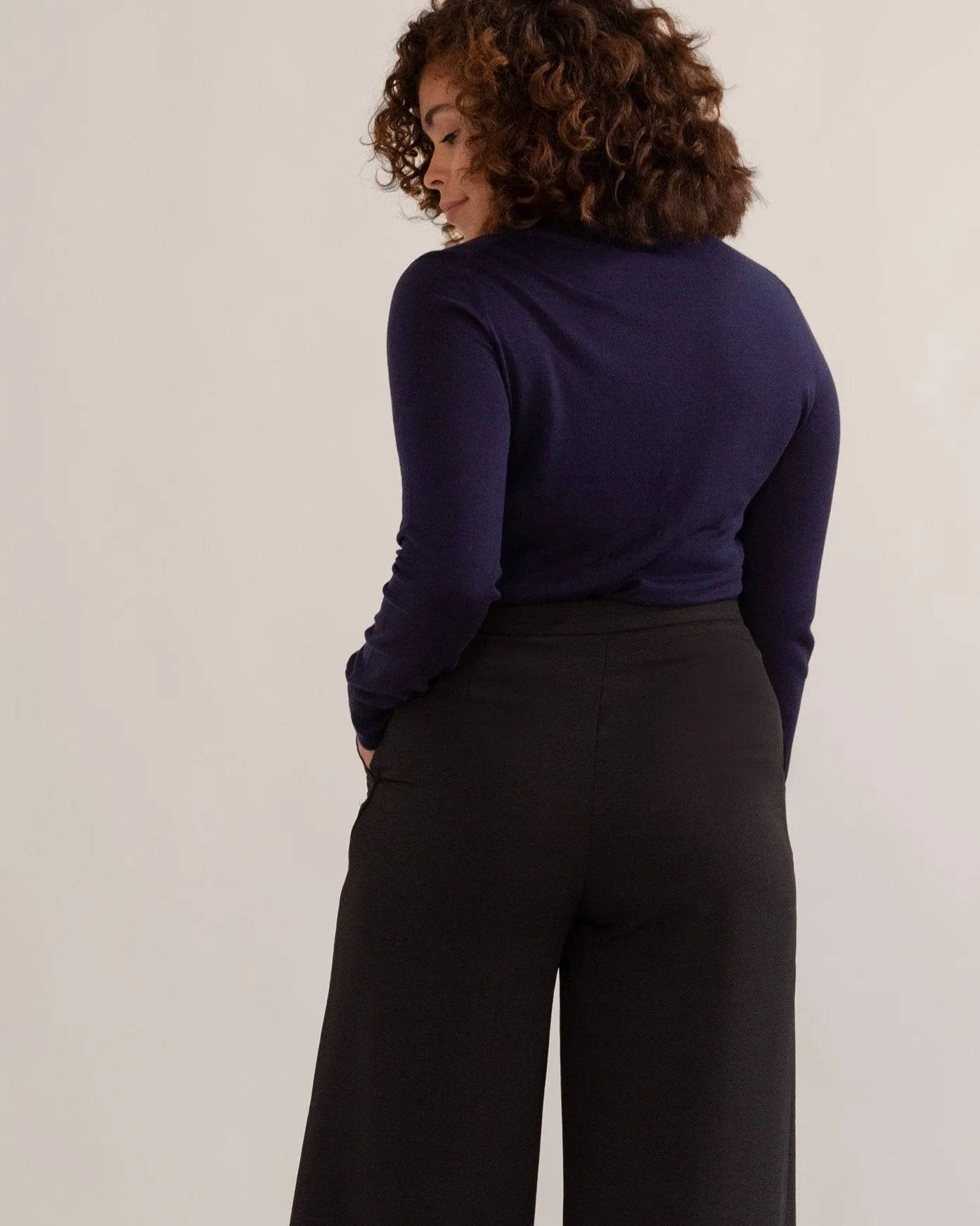 Melissa Mock-Neck Long-Sleeve Sweater