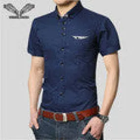 Men Shirt 2017 Summer New Arrival Fashion Short Sleeve Casual Slim Fitness Cotton.