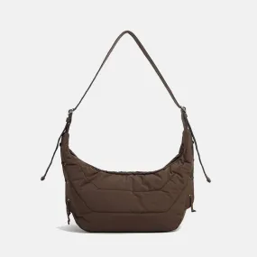 Minimalist Underarm Purse For Women Commuter Soft Oxford Shoulder Bag