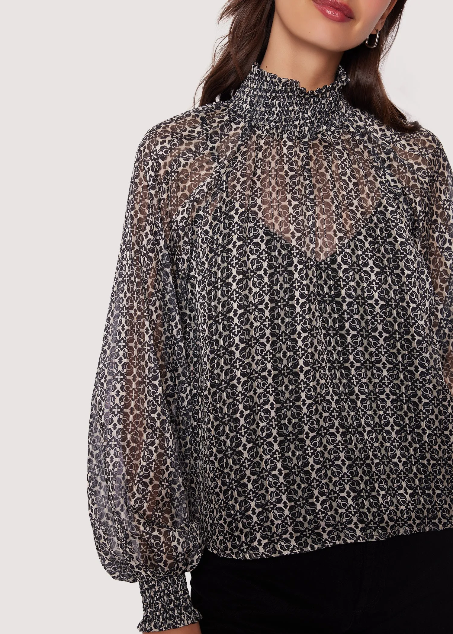 Mira Mock Neck Top