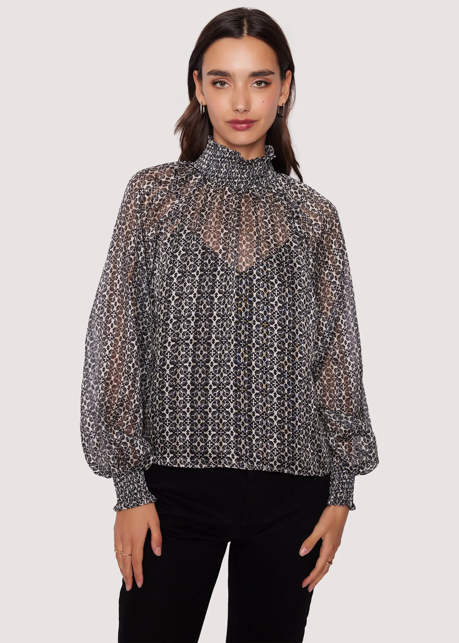 Mira Mock Neck Top