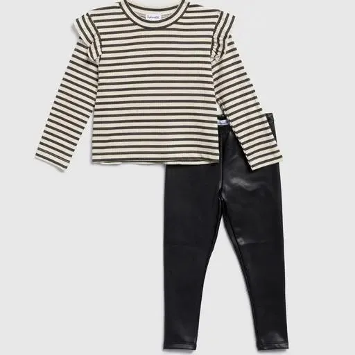 Paris Stripe Legging Set