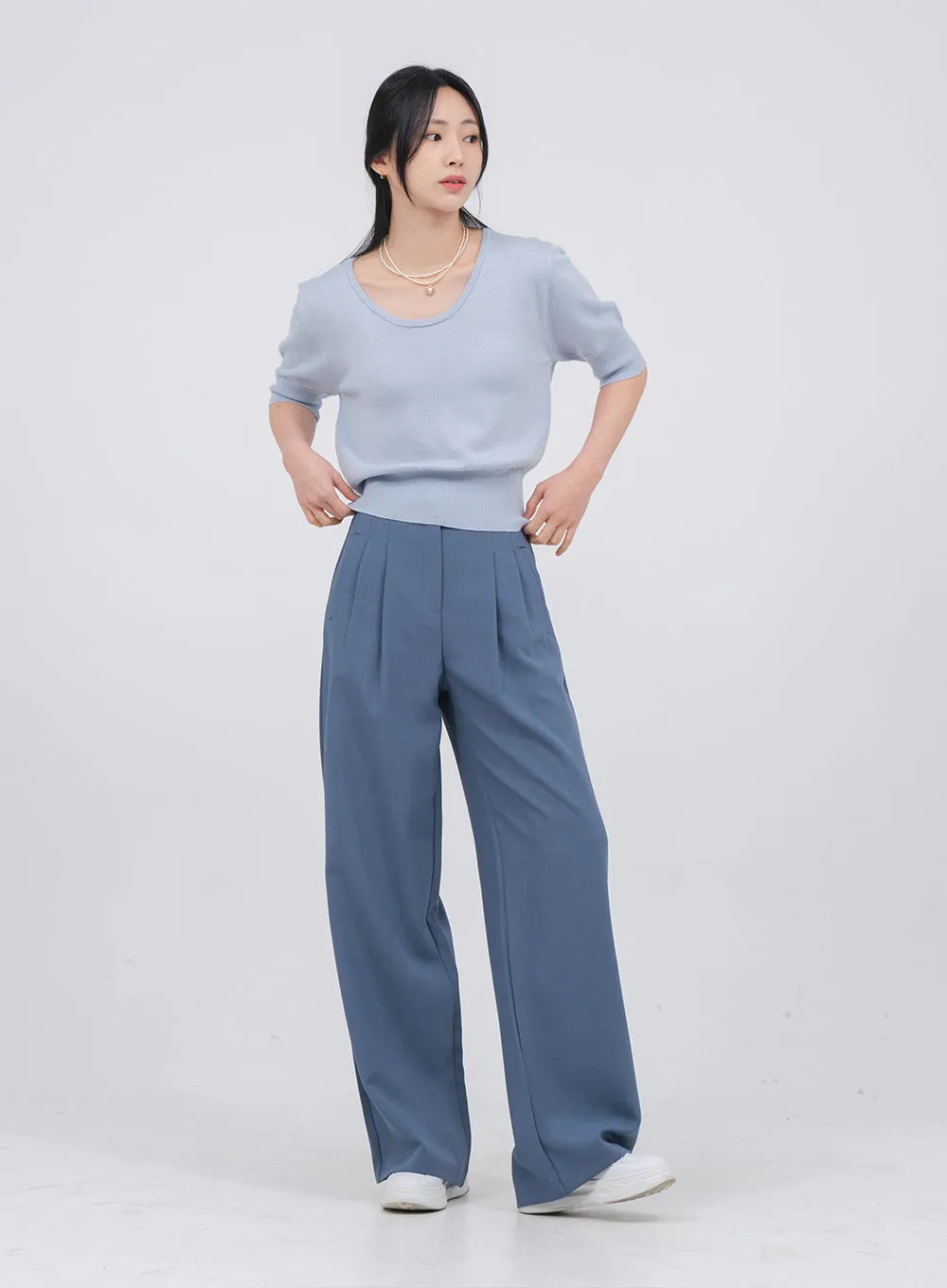 Scoop Neck Knit U1502