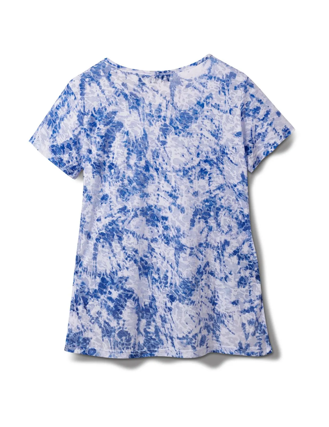 Tie Dye Burnout Knit Tee