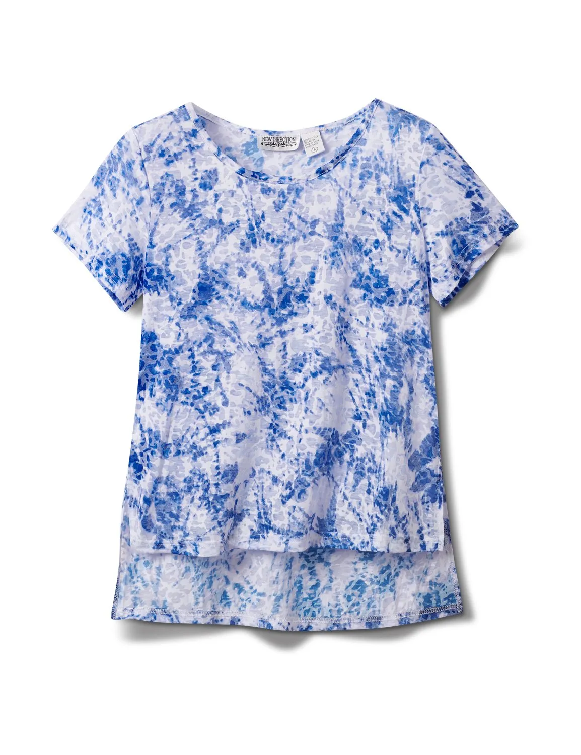 Tie Dye Burnout Knit Tee