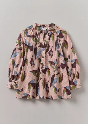 Toast | Catrin Floating Print cotton poplin shirt | Multi