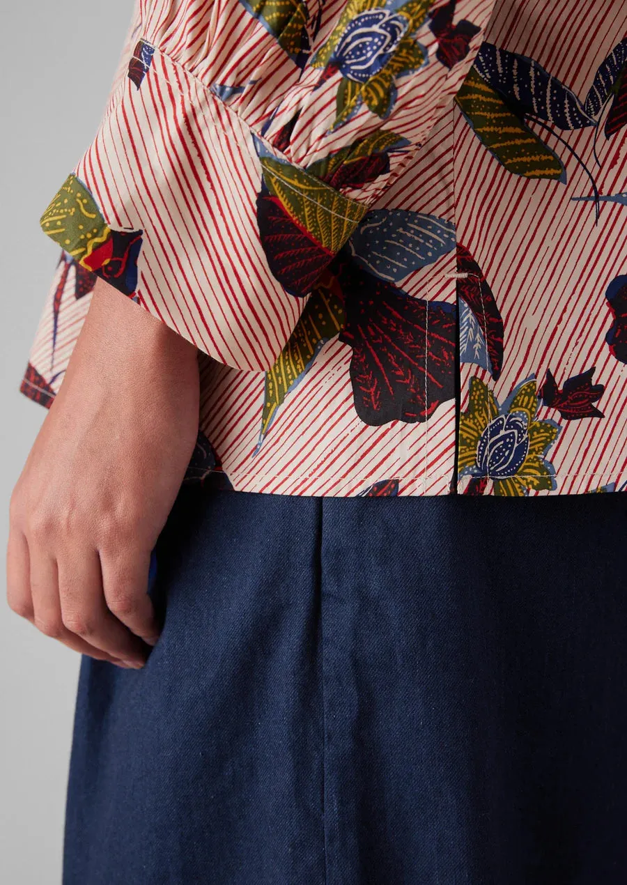 Toast | Catrin Floating Print cotton poplin shirt | Multi