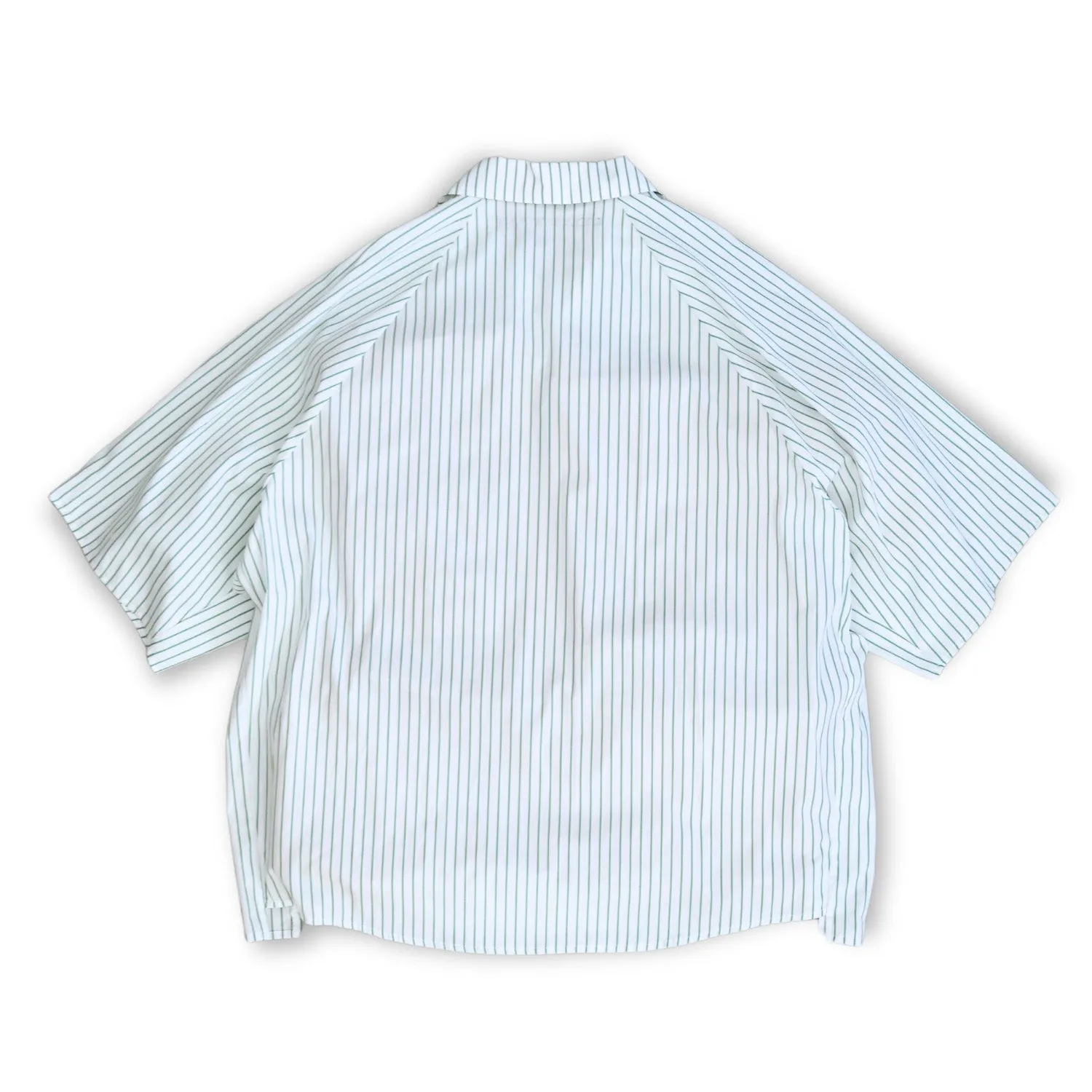WM09-SH251091 POPLIN STRIPE RAGLAN SHORT SLEEVE SHIRT