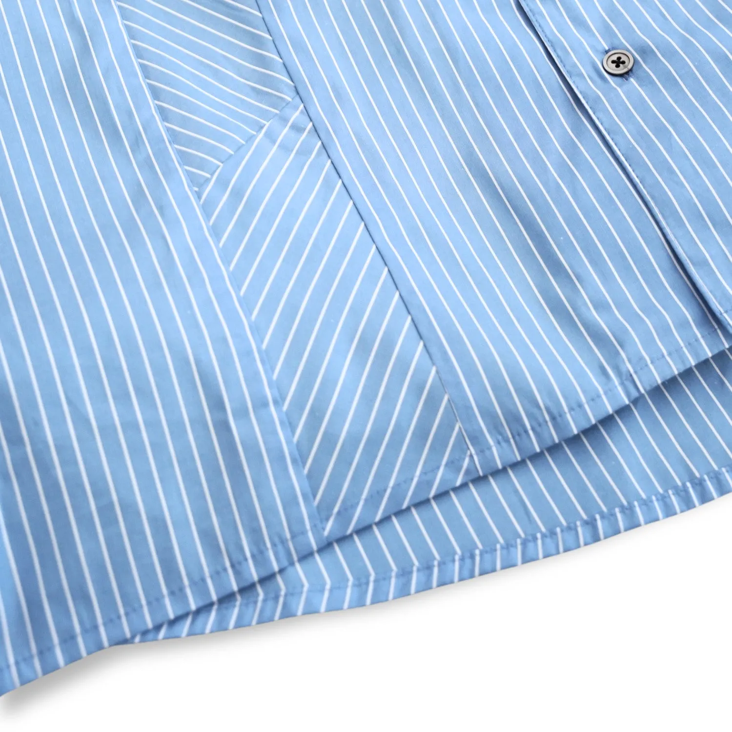 WM09-SH251091 POPLIN STRIPE RAGLAN SHORT SLEEVE SHIRT