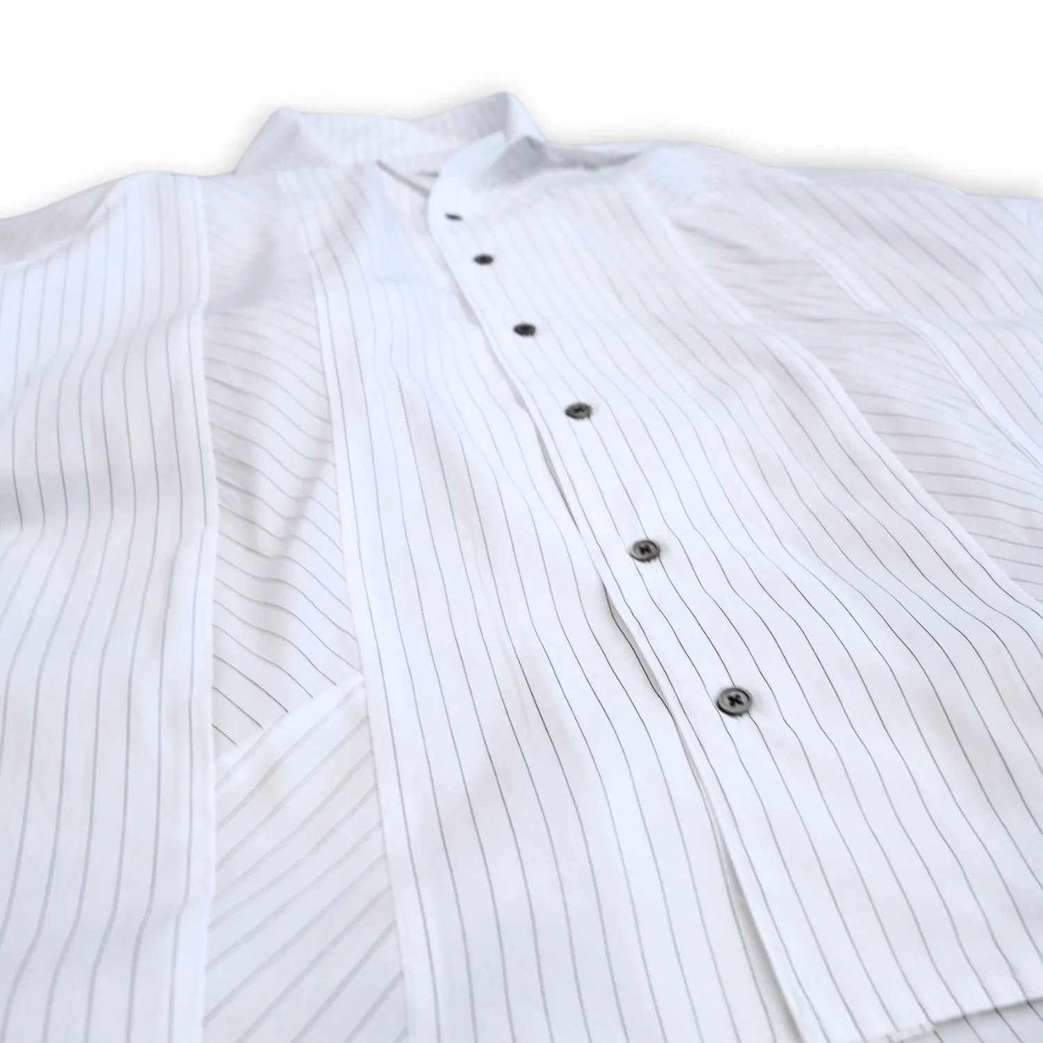 WM09-SH251091 POPLIN STRIPE RAGLAN SHORT SLEEVE SHIRT