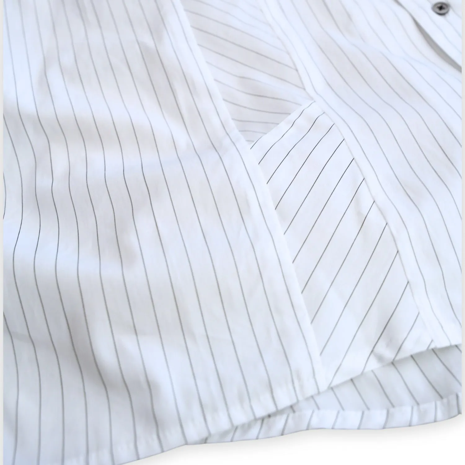 WM09-SH251092 POPLIN STRIPE RAGLAN OVERSIZE SHIRT