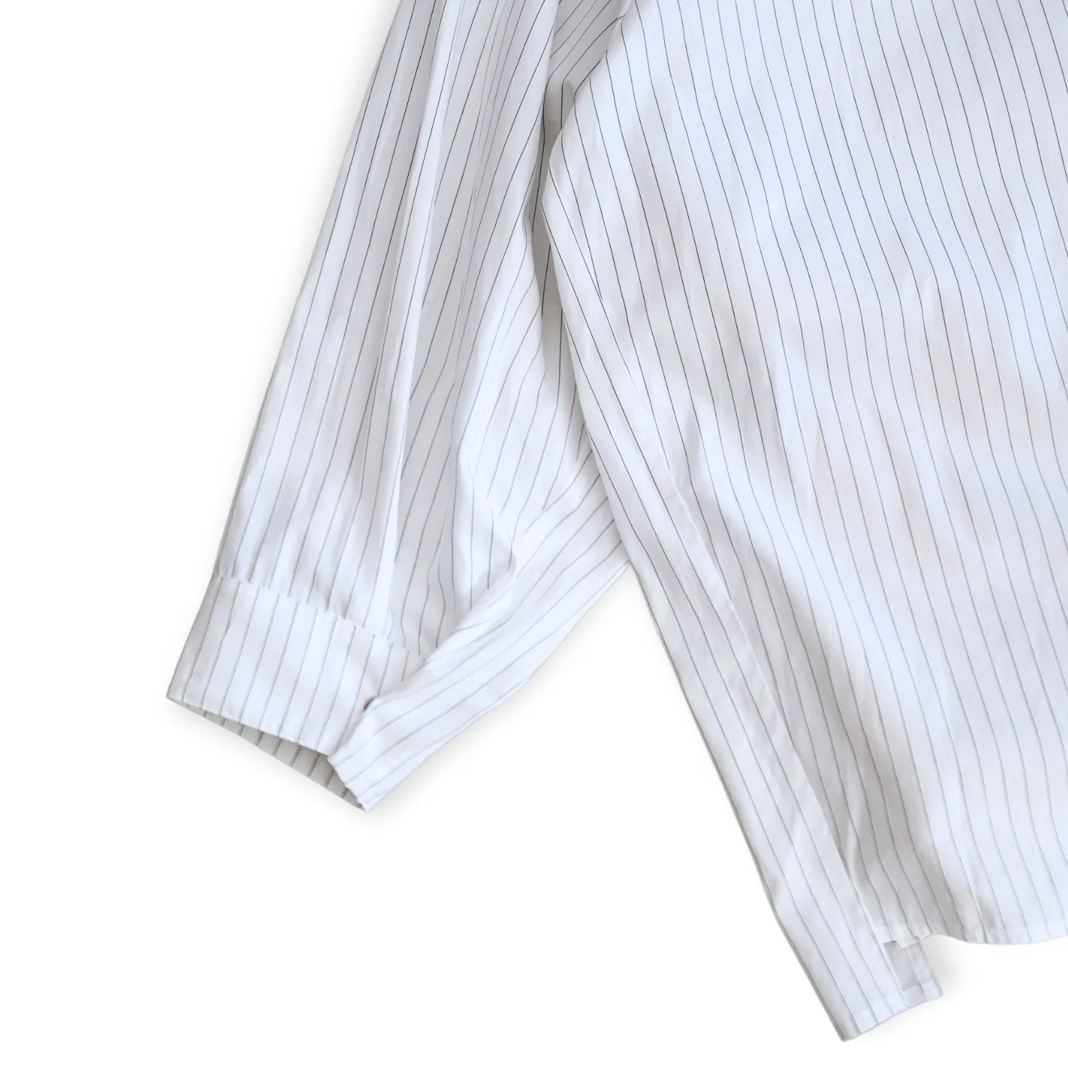 WM09-SH251092 POPLIN STRIPE RAGLAN OVERSIZE SHIRT