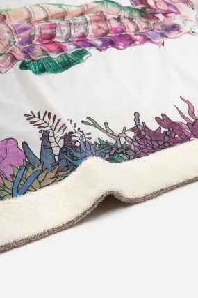 WWF Seahorse Ecru | Signature Beach Towel